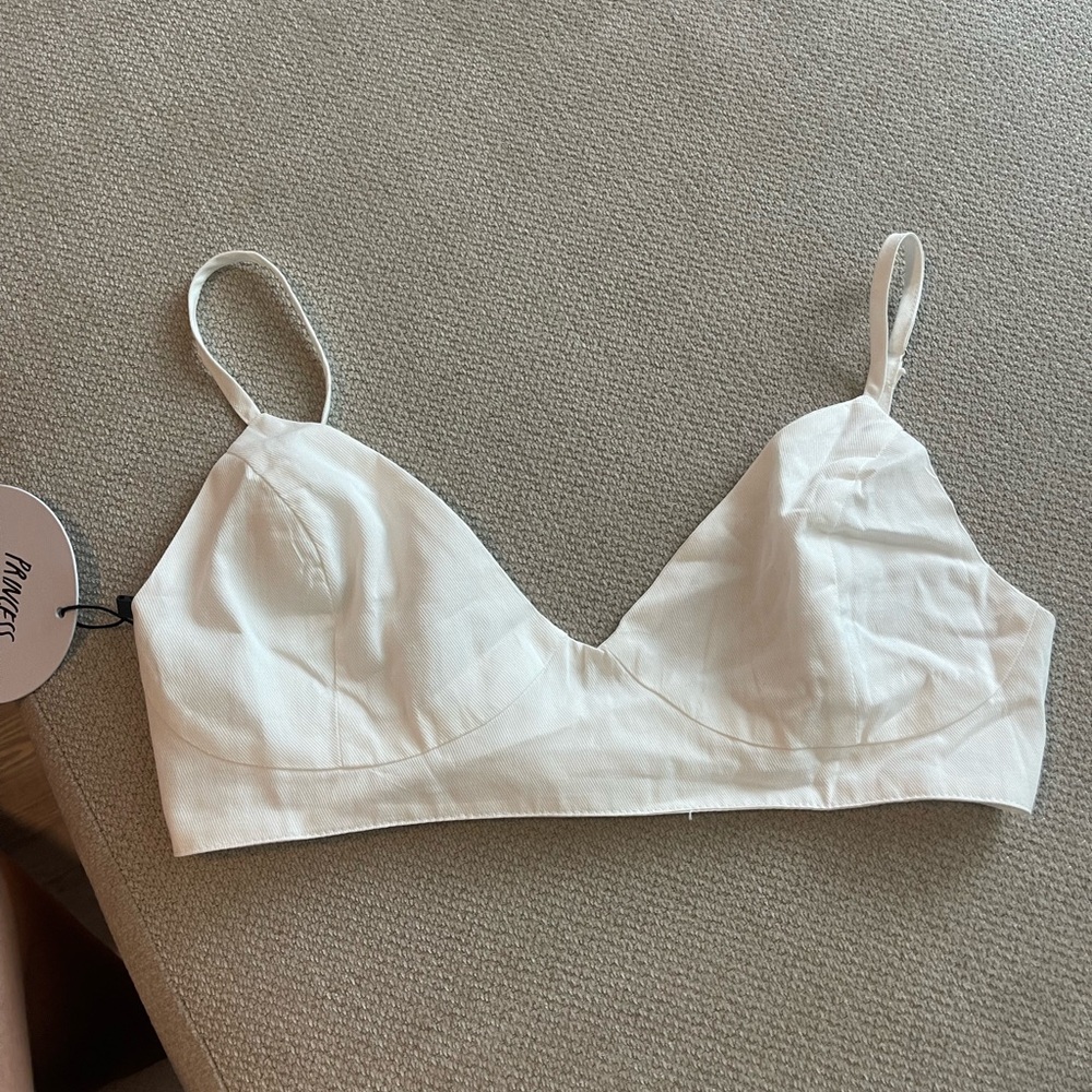 Princess Polly Adalia bralette white in size US 4.